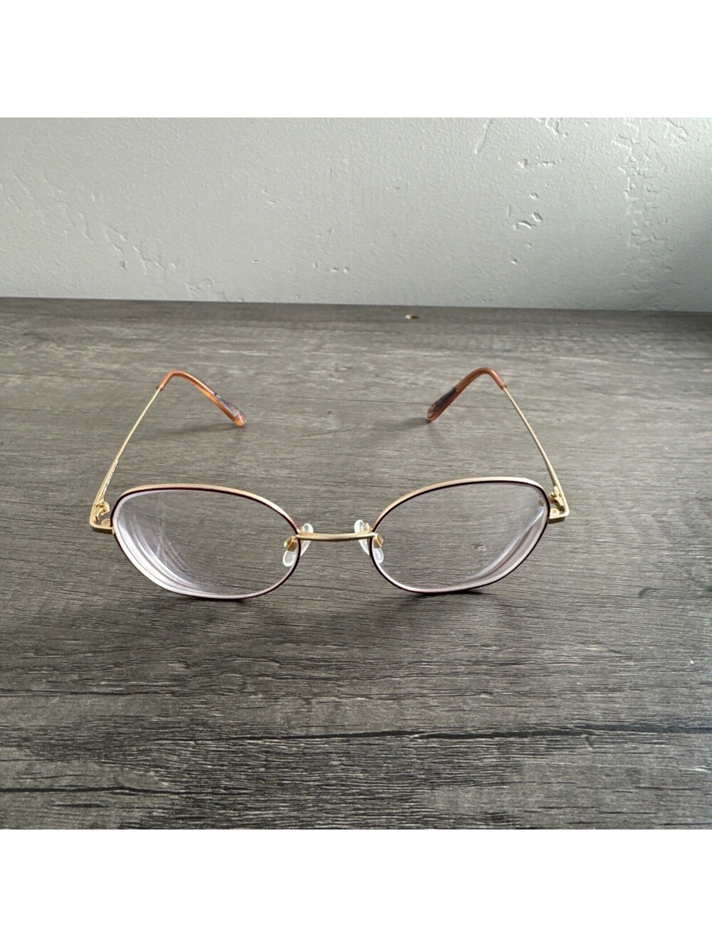 Lafont Issy & LA MILLA 6512 Gold Brown Red FRAMES ONLY 51-20-142
